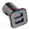 3.1A 2 Port USB Car Charger Adapter Black compatible with iPad / android tablets